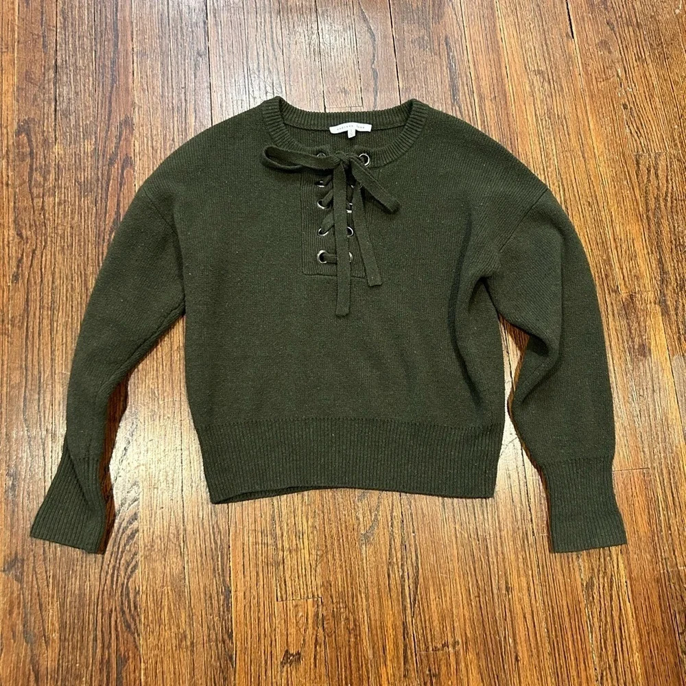 Endless Rose Lace Up Sweater